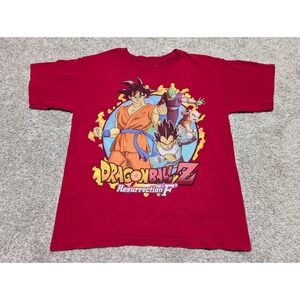 Dragon Ball Z Resurrection F Goku Vegeta Piccolo T‎ Shirt Mens M Red Funimation